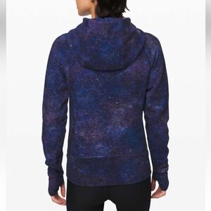 Lululemon Scuba Hoodie *Light Cotton Fleece Polar Lights Blue Multi size 4